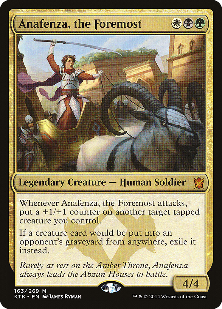 Anafenza, the Foremost (KTK-163) [Khans of Tarkir] Foil