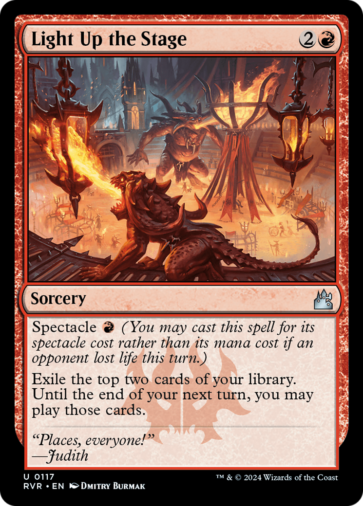 Light Up the Stage (RVR-117) [Ravnica Remastered] Foil