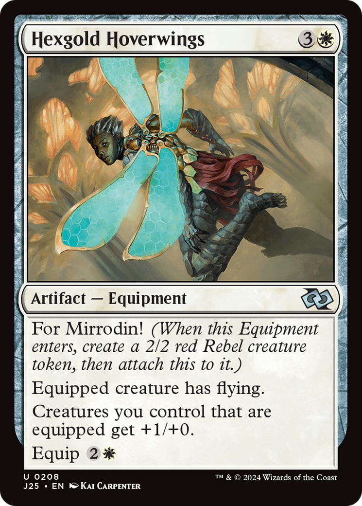Hexgold Hoverwings (J25-208) [Foundations Jumpstart]