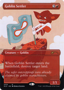 Goblin Settler (SLD-1076) [Secret Lair Drop] (Borderless) Foil
