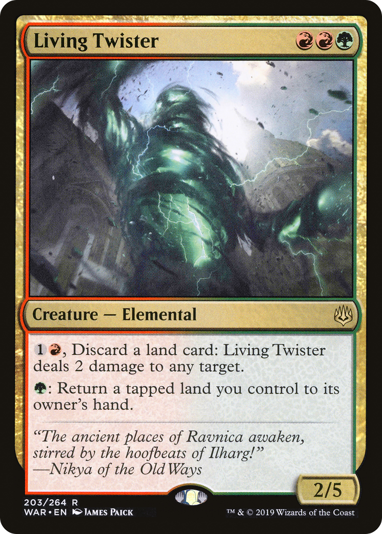 Living Twister (WAR-203) [War of the Spark] Foil