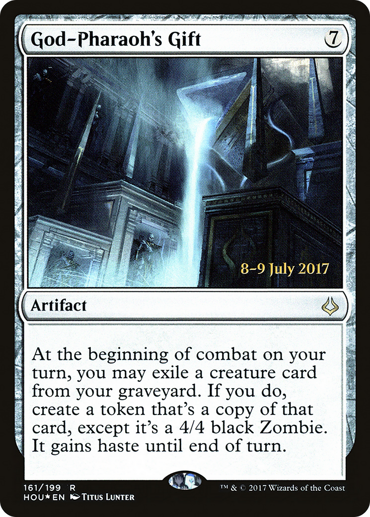 God-Pharaoh's Gift (PRE-161S) [Hour of Devastation Promos] Foil