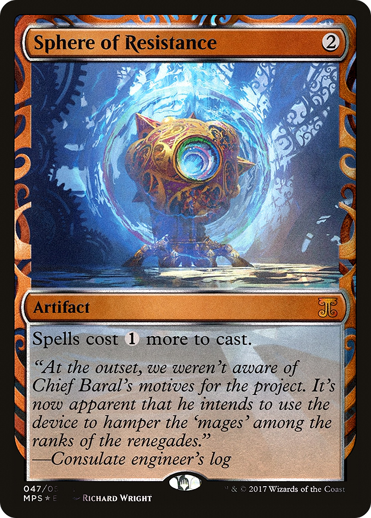 Sphere of Resistance (MPS-047) [Kaladesh Inventions] Foil