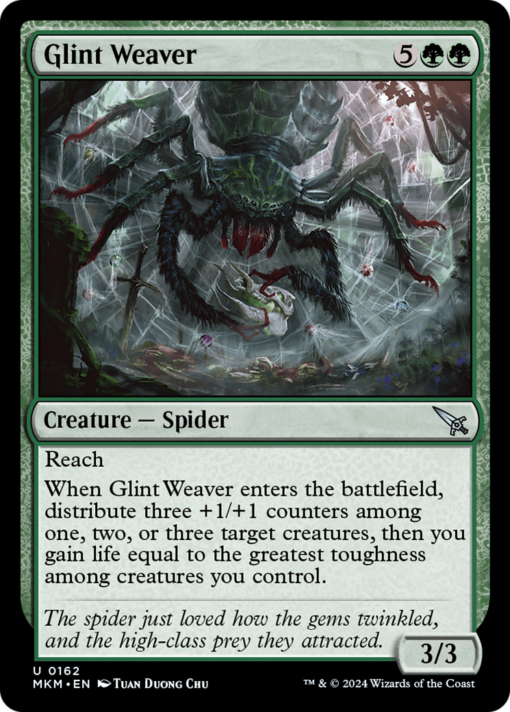 Glint Weaver (MKM-162) [Murders at Karlov Manor] Foil