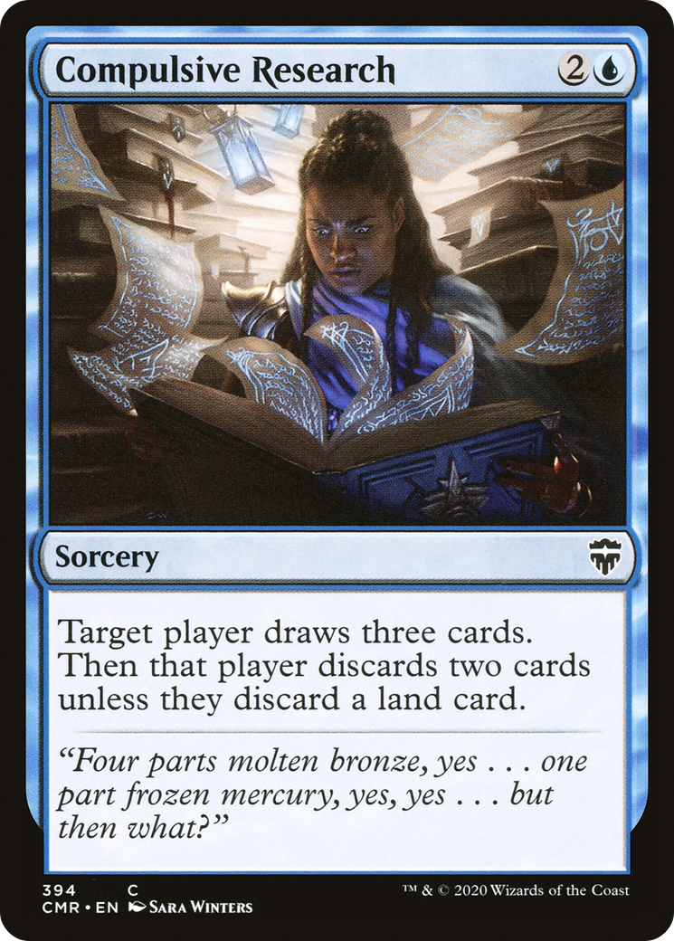 Compulsive Research (CMR-394) [Commander Legends]