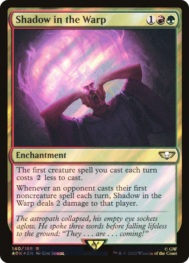 Shadow in the Warp (40K-140★) [Warhammer 40,000 Commander] Foil