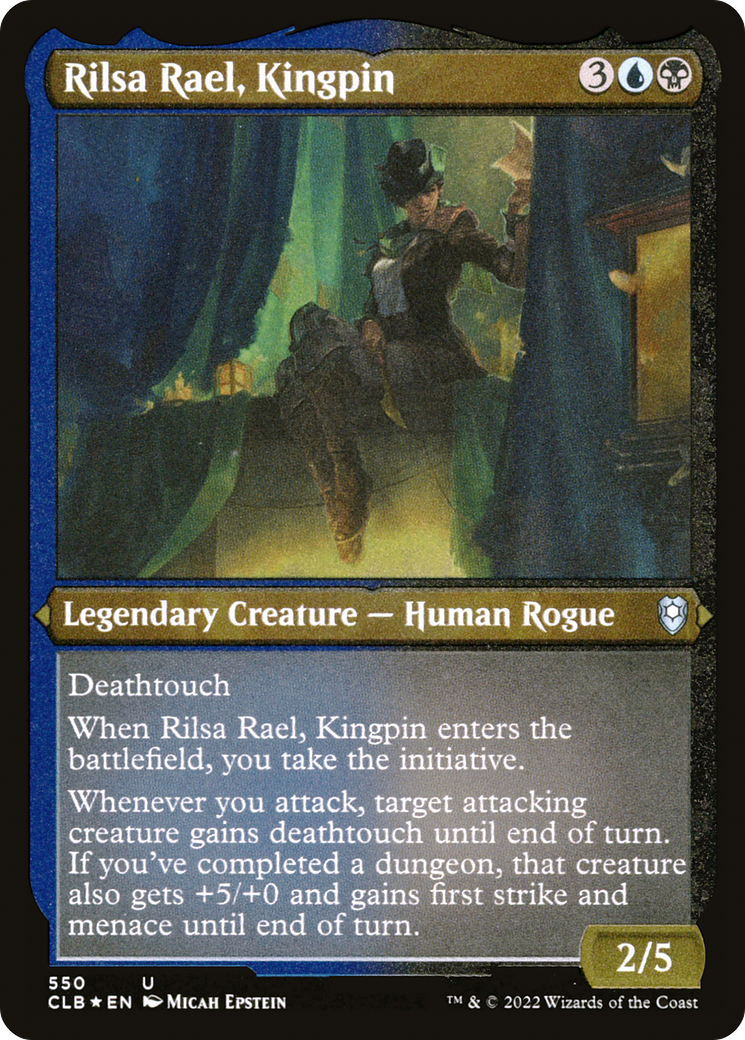 Rilsa Rael, Kingpin (CLB-550) [Commander Legends: Battle for Baldur's Gate] Foil