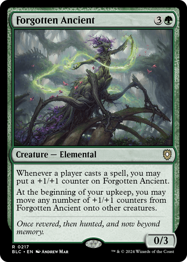 Forgotten Ancient (BLC-217) [Bloomburrow Commander]
