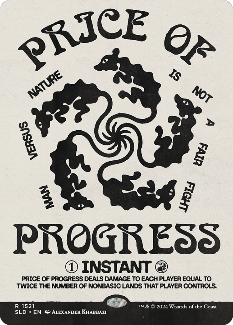 Price of Progress (SLD-1521) [Secret Lair Drop]: (Showcase) (Borderless)
