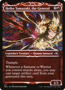 Heiko Yamazaki, the General (Showcase) (NEO-321) [Kamigawa: Neon Dynasty] Foil