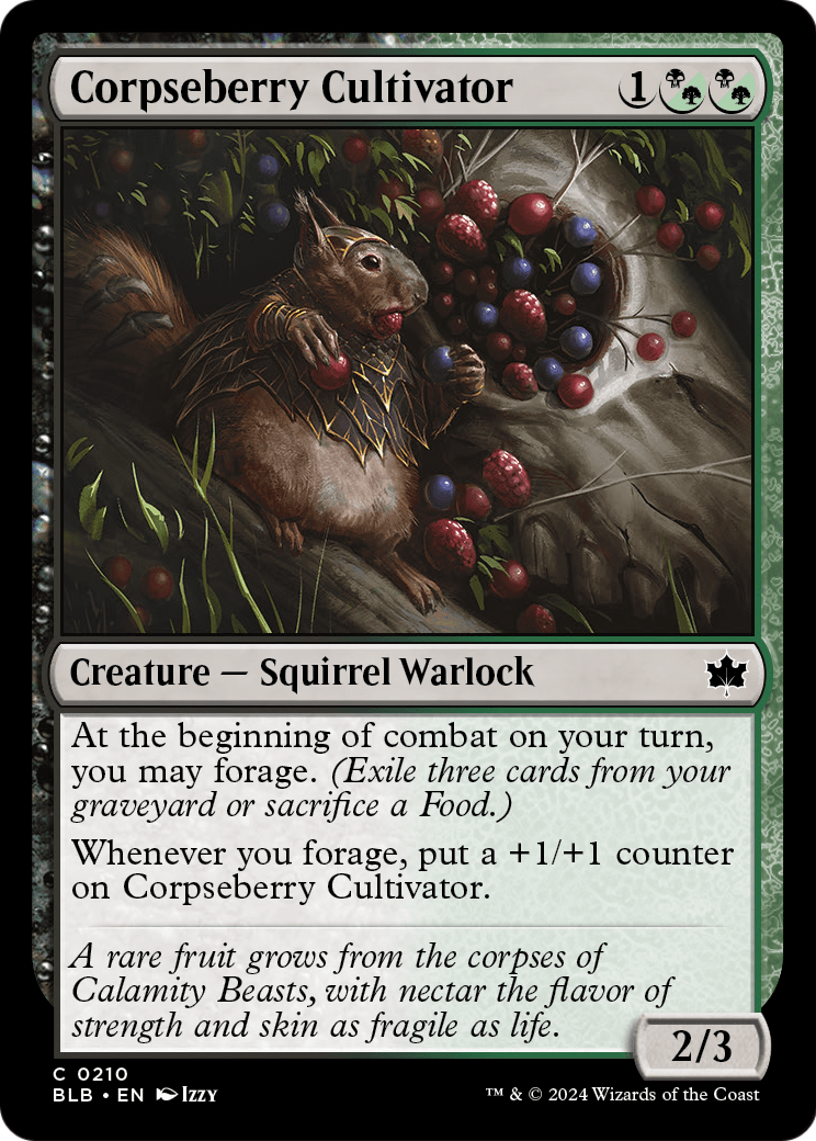 Corpseberry Cultivator (BLB-210) [Bloomburrow] Foil