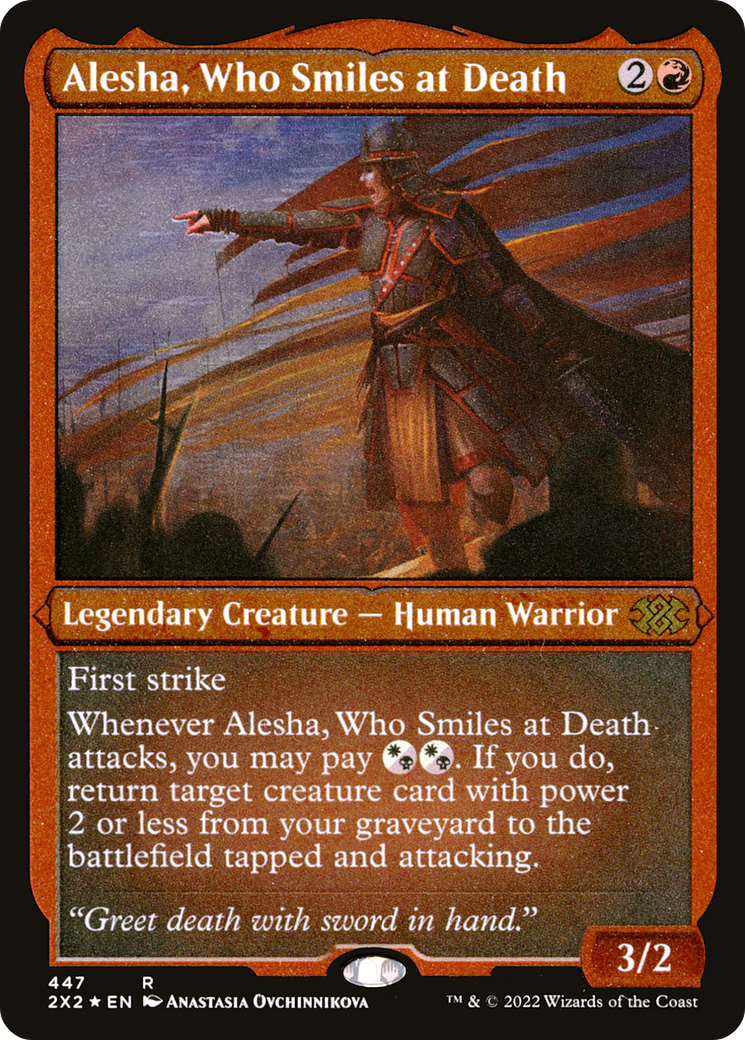 Alesha, Who Smiles at Death (2X2-447) [Double Masters 2022] Etched Foil