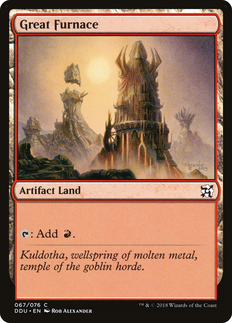 Great Furnace (DDU-067) [Duel Decks: Elves vs. Inventors]