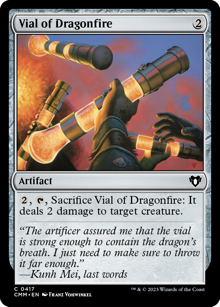 Vial of Dragonfire (CMM-417) [Commander Masters]