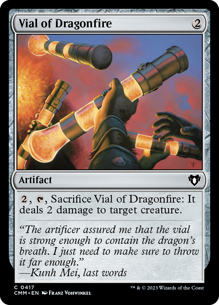 Vial of Dragonfire (CMM-417) [Commander Masters]