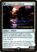 Conqueror's Galleon // Conqueror's Foothold (PRE-234S) [Ixalan Promos]: (compasslanddfc) Foil