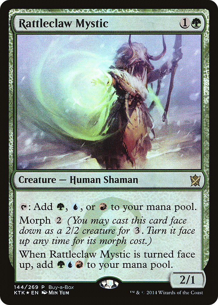 Rattleclaw Mystic (BABP-144) [Khans of Tarkir Promos] Foil