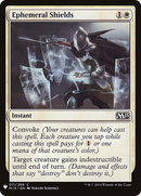 Ephemeral Shields (LIST-M15-11) [The List]
