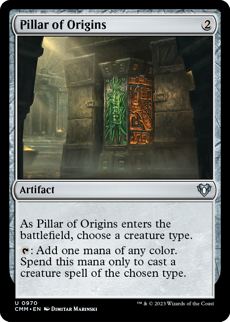Pillar of Origins (CMM-970) [Commander Masters]