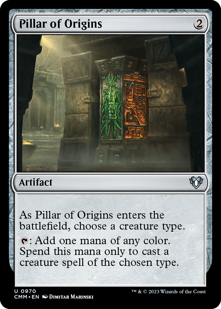 Pillar of Origins (CMM-970) [Commander Masters]