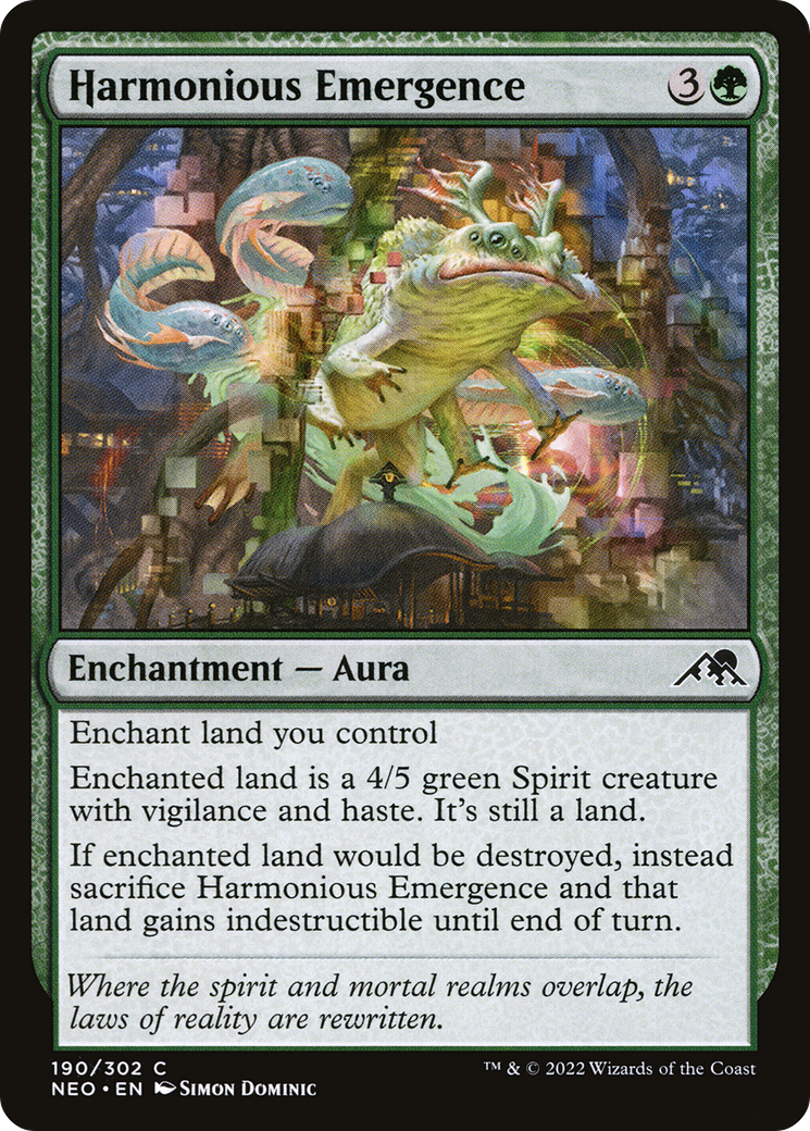 Harmonious Emergence (NEO-190) [Kamigawa: Neon Dynasty]