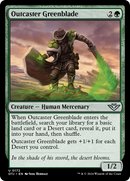 Outcaster Greenblade (OTJ-172) [Outlaws of Thunder Junction]