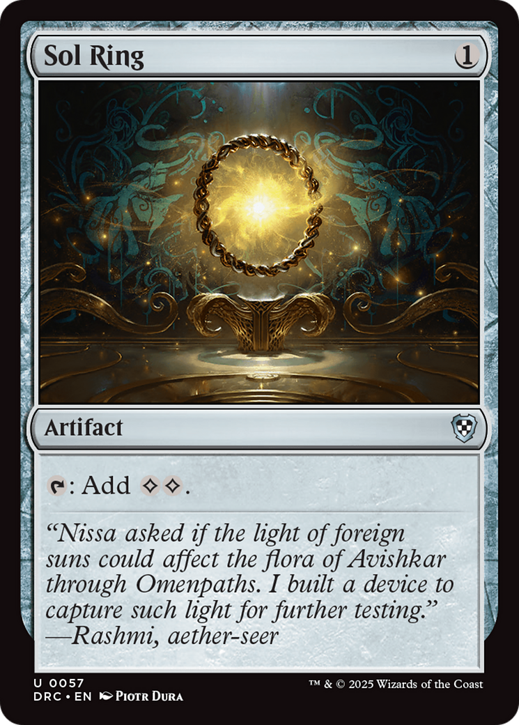 Sol Ring (DRC-057) [Commander: Aetherdrift]