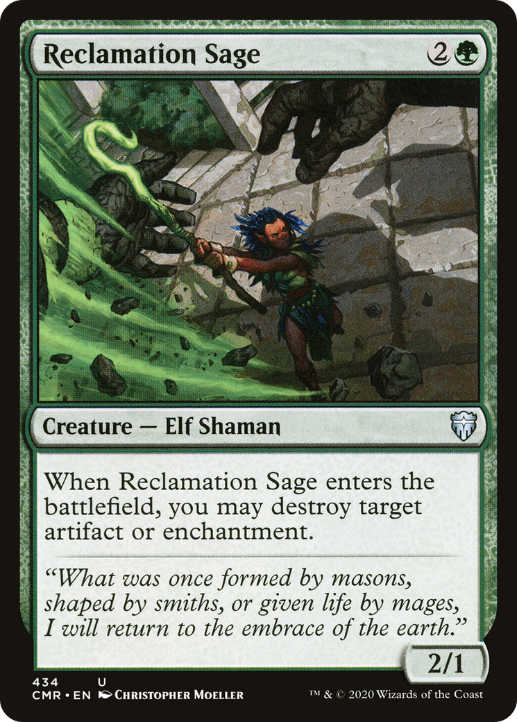 Reclamation Sage (CMR-434) [Commander Legends]