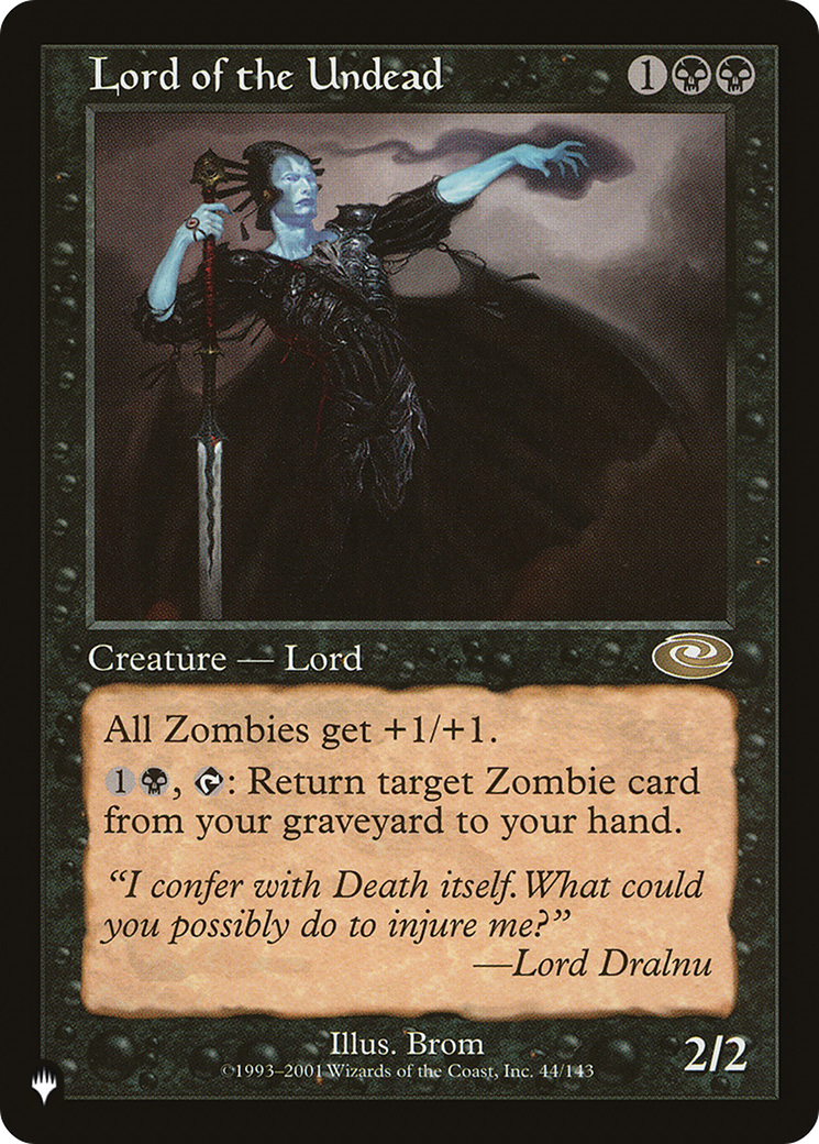 Lord of the Undead (LIST-PLS-44) [The List]