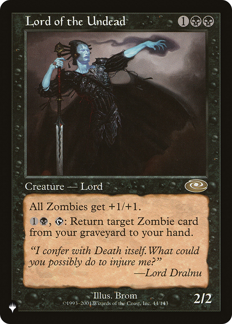 Lord of the Undead (LIST-PLS-44) [The List]