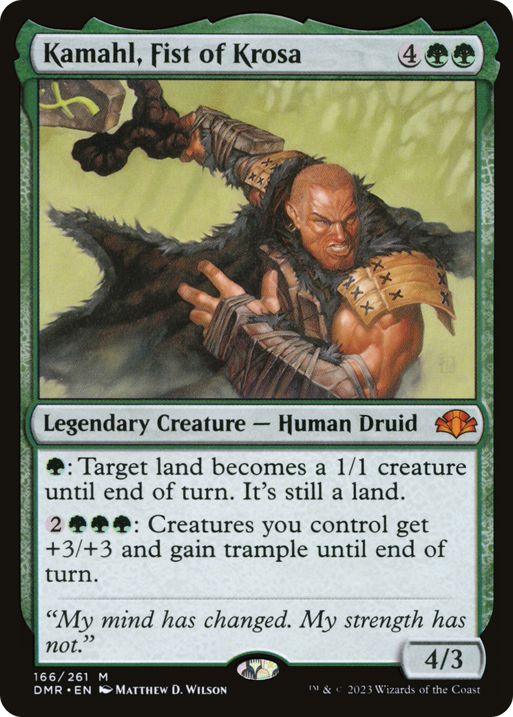 Kamahl, Fist of Krosa (DMR-166) [Dominaria Remastered]