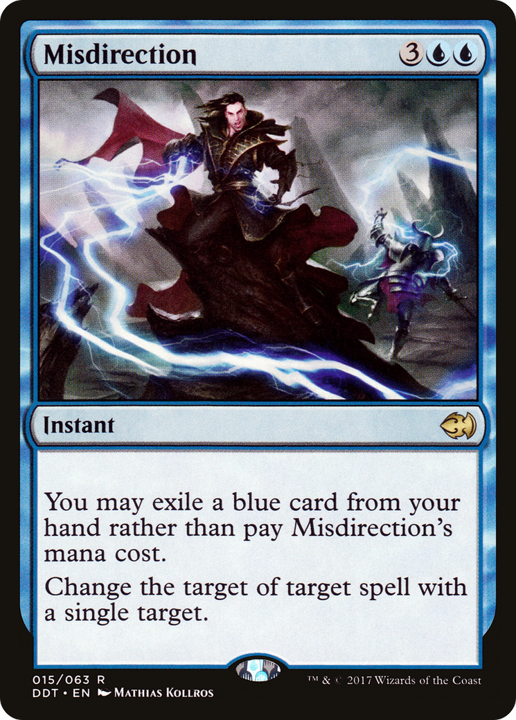 Misdirection (DDT-015) [Duel Decks: Merfolk vs. Goblins]