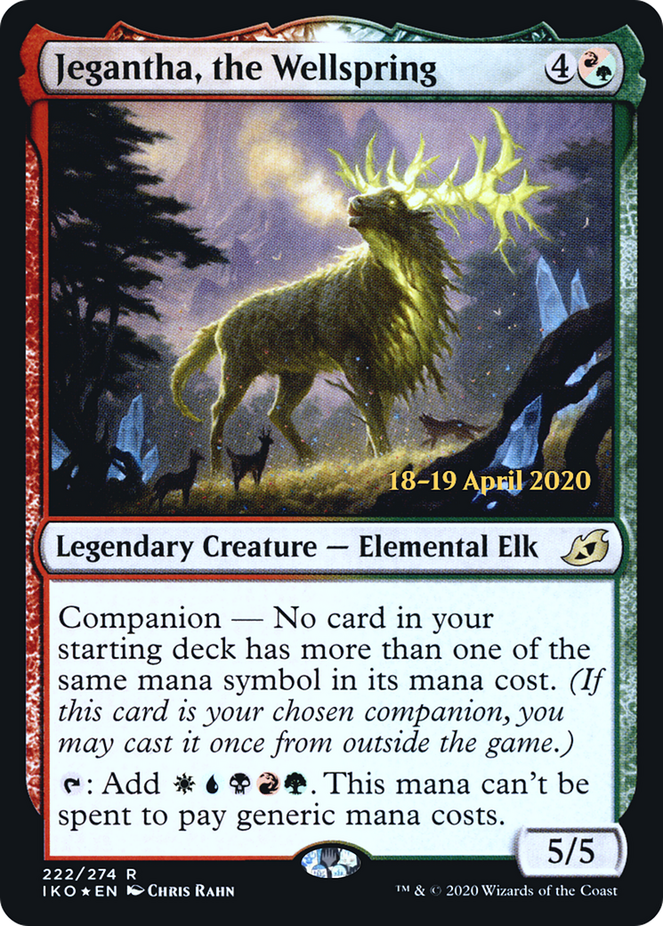 Jegantha, the Wellspring (PRE-222S) [Ikoria: Lair of Behemoths Promos] Foil