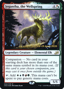 Jegantha, the Wellspring (PRE-222S) [Ikoria: Lair of Behemoths Promos]: (companion) Foil