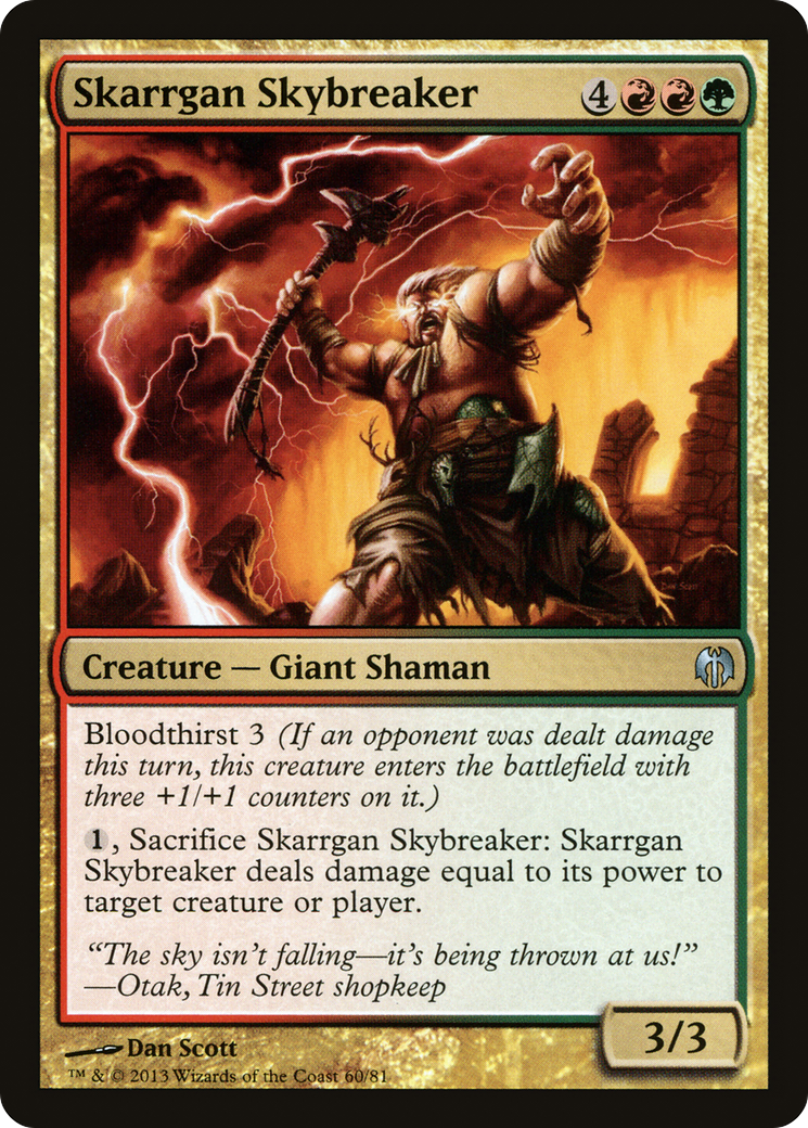 Skarrgan Skybreaker (DDL-060) [Duel Decks: Heroes vs. Monsters]