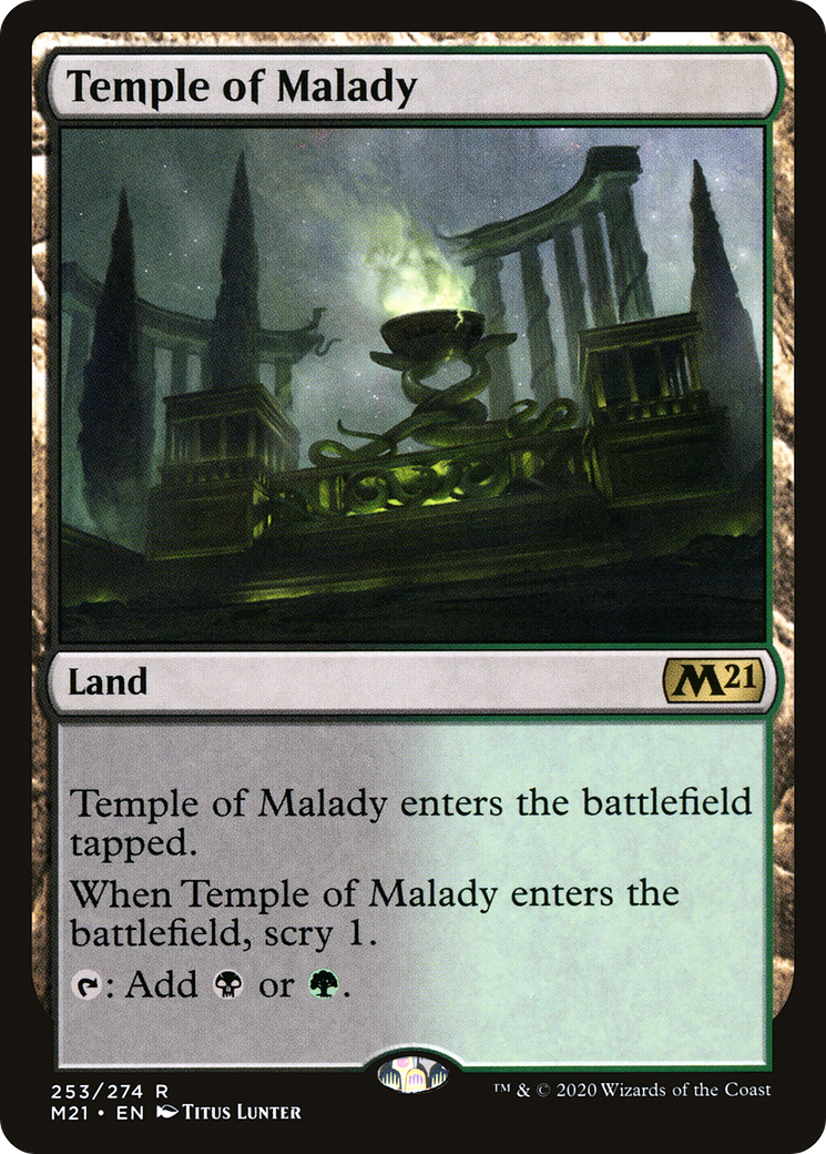 Temple of Malady (M21-253) [Core Set 2021] Foil