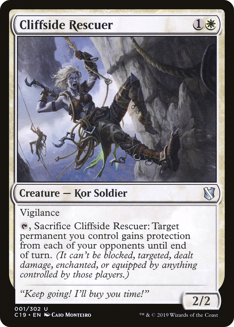 Cliffside Rescuer (C19-001) [Commander 2019]