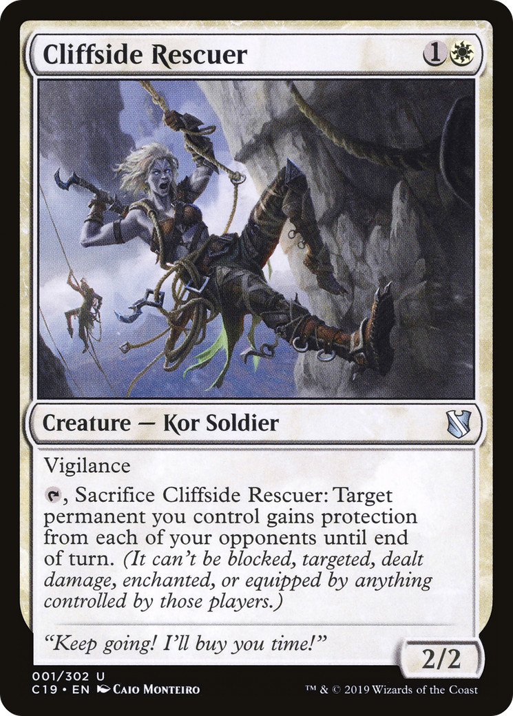 Cliffside Rescuer (C19-001) [Commander 2019]