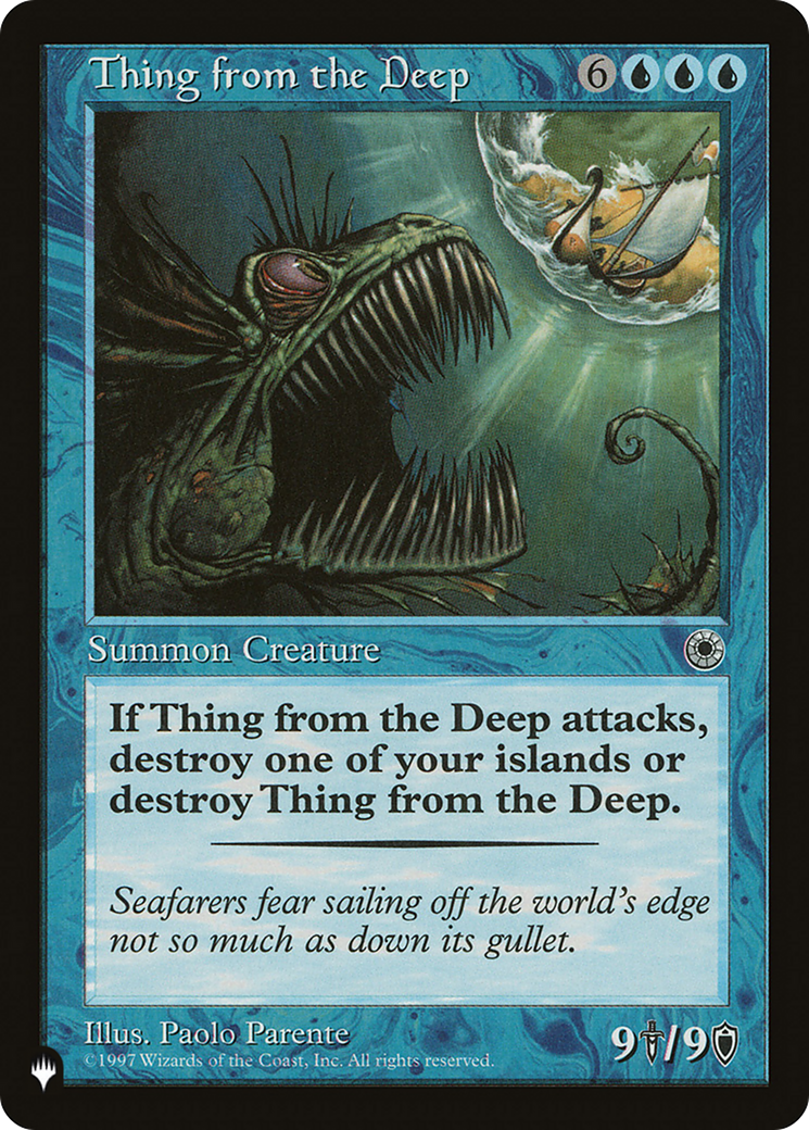Thing from the Deep (LIST-POR-73) [The List]