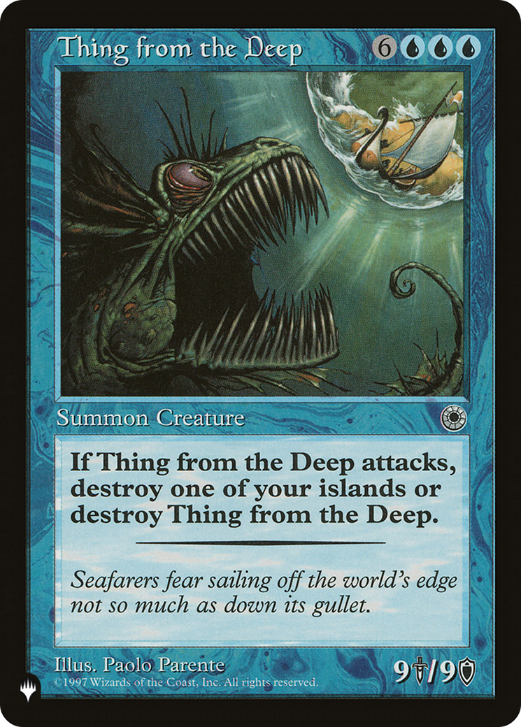 Thing from the Deep (LIST-POR-73) [The List]