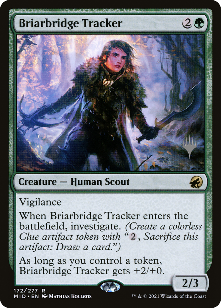 Briarbridge Tracker (PPMID-172P) [Innistrad: Midnight Hunt Promos] Foil