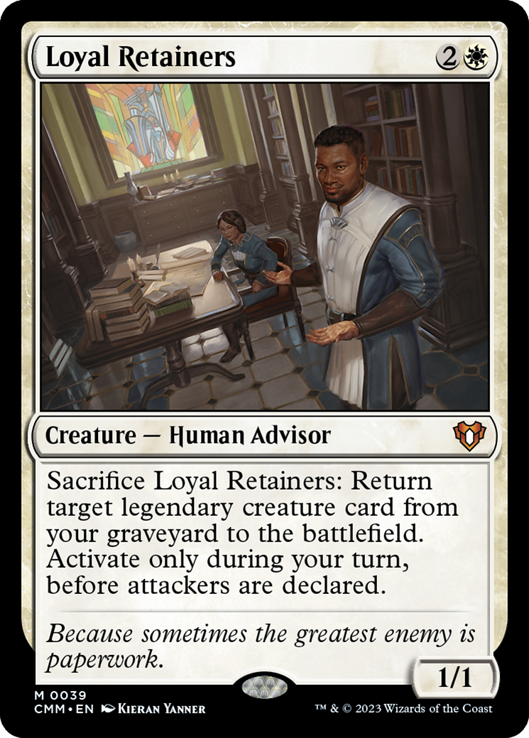 Loyal Retainers (CMM-039) [Commander Masters] Foil