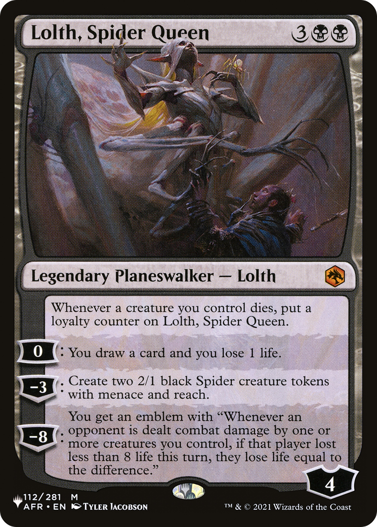 Lolth, Spider Queen (LIST-AFR-112) [The List]