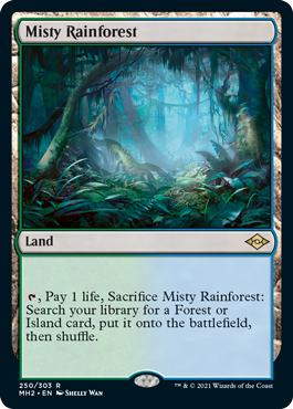 Misty Rainforest (MH2-250) [Modern Horizons 2] Foil