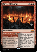 Virtue of Courage // Embereth Blaze (PPWOE-157P) [Wilds of Eldraine Promos] Foil