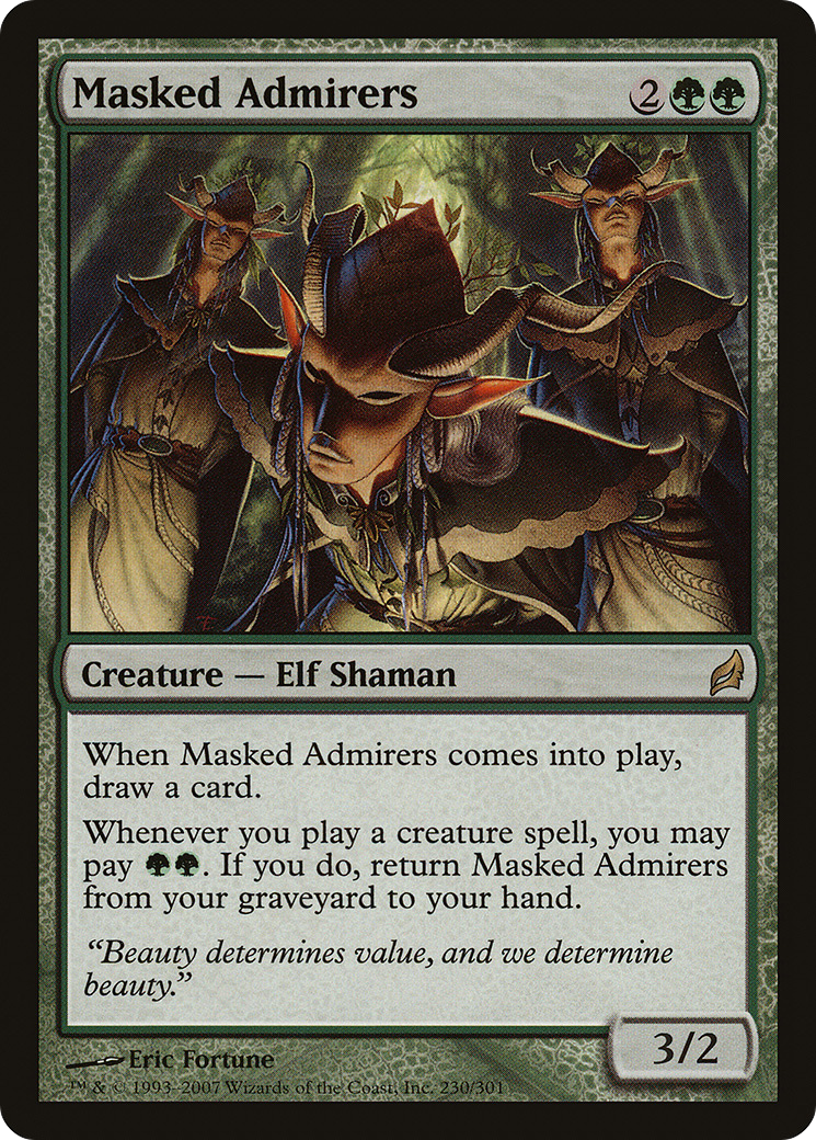 Masked Admirers (LRW-230) [Lorwyn]
