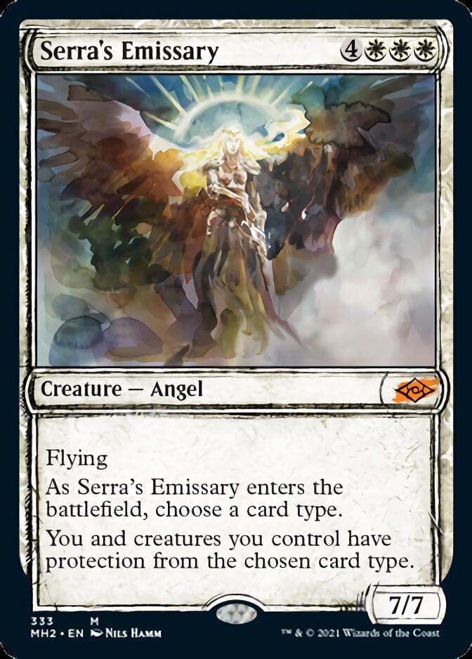 Serra's Emissary (MH2-333) [Modern Horizons 2]: (Showcase) Foil