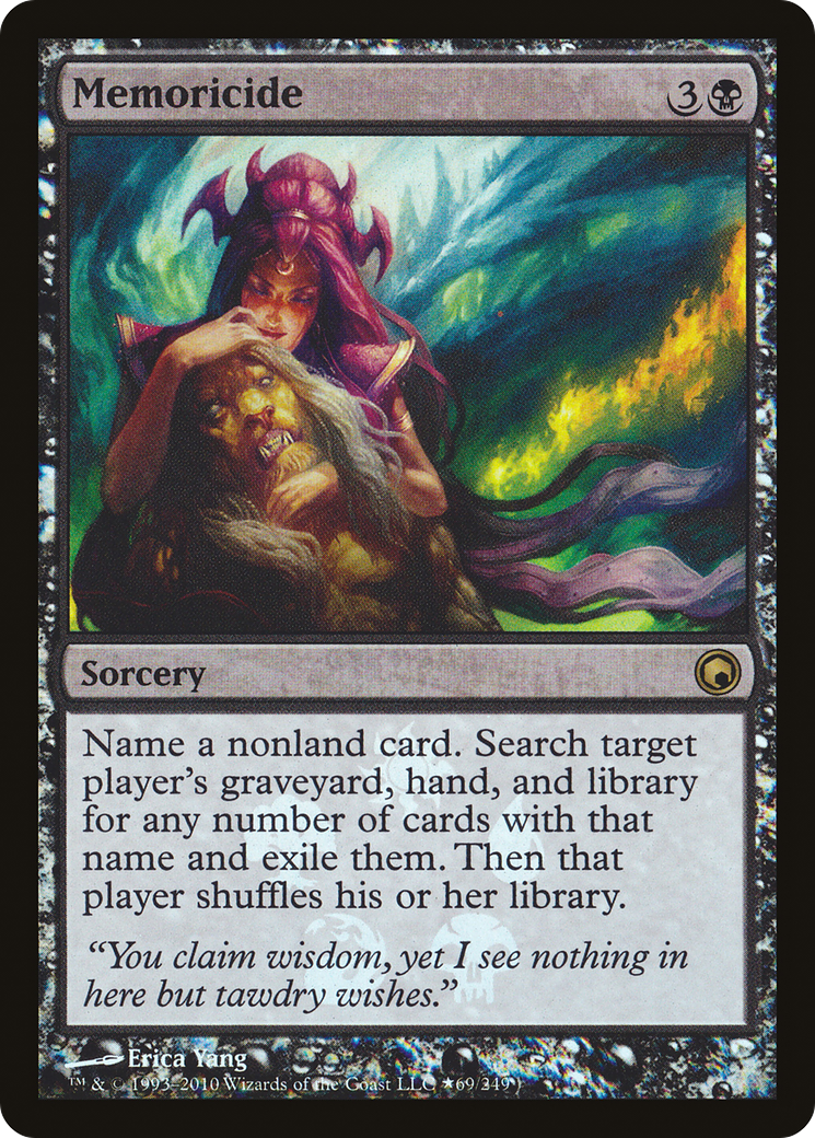 Memoricide (BABP-69★) [Scars of Mirrodin Promos] Foil