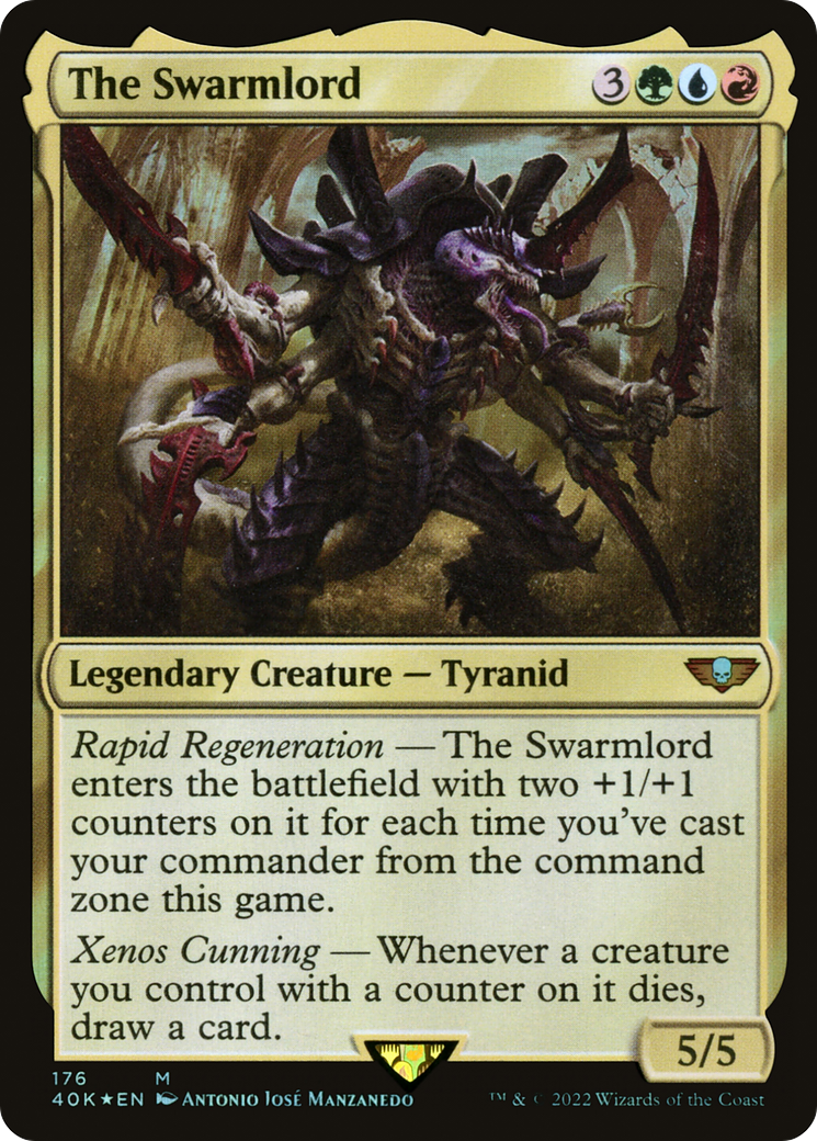 The Swarmlord (40K-176) [Warhammer 40,000 Commander] Foil