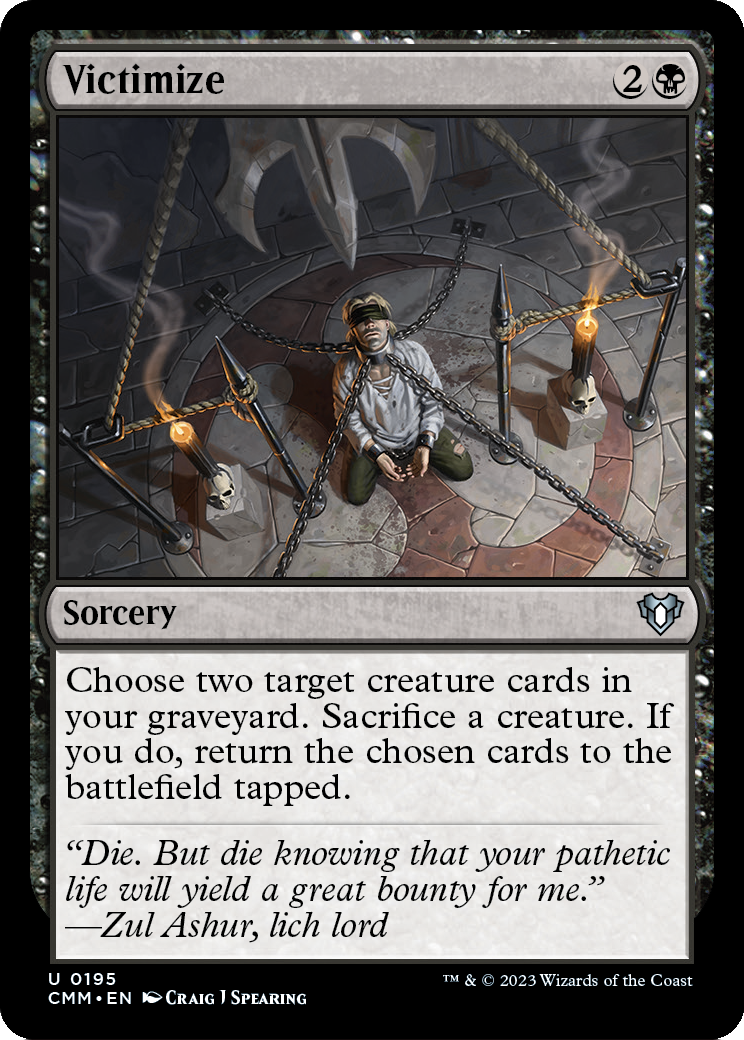 Victimize (CMM-195) [Commander Masters]